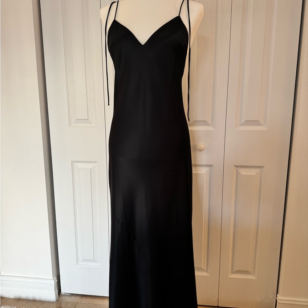 Elegant Black Slip Dress